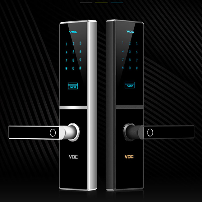 voc智能锁_VOC指纹锁家用防盗门 X7RB电子锁 